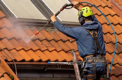 Démoussage et hydrofuge de toiture à Jaulnes